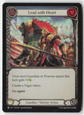 Lead with Heart (Blue) #HVY194 - Heavy Hitters - Flesh and Blood - Common - Near Mint