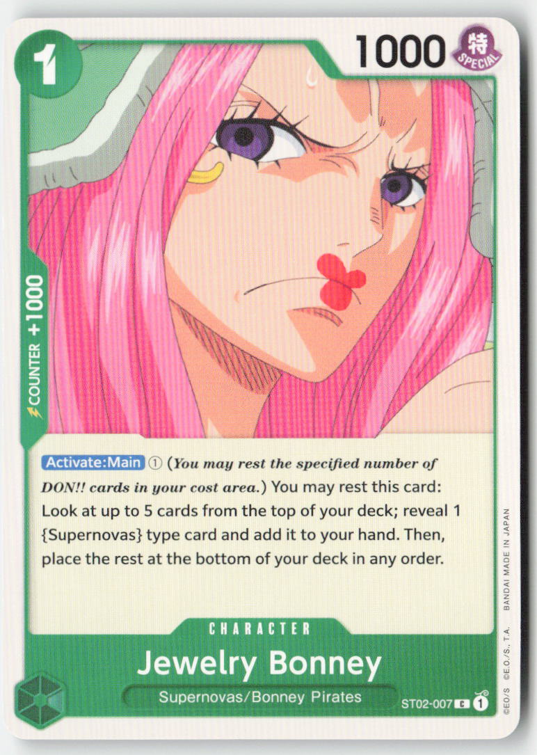 Jewelry Bonney (Revision Pack) ST02-007 Normal Common Lightly Played, Front