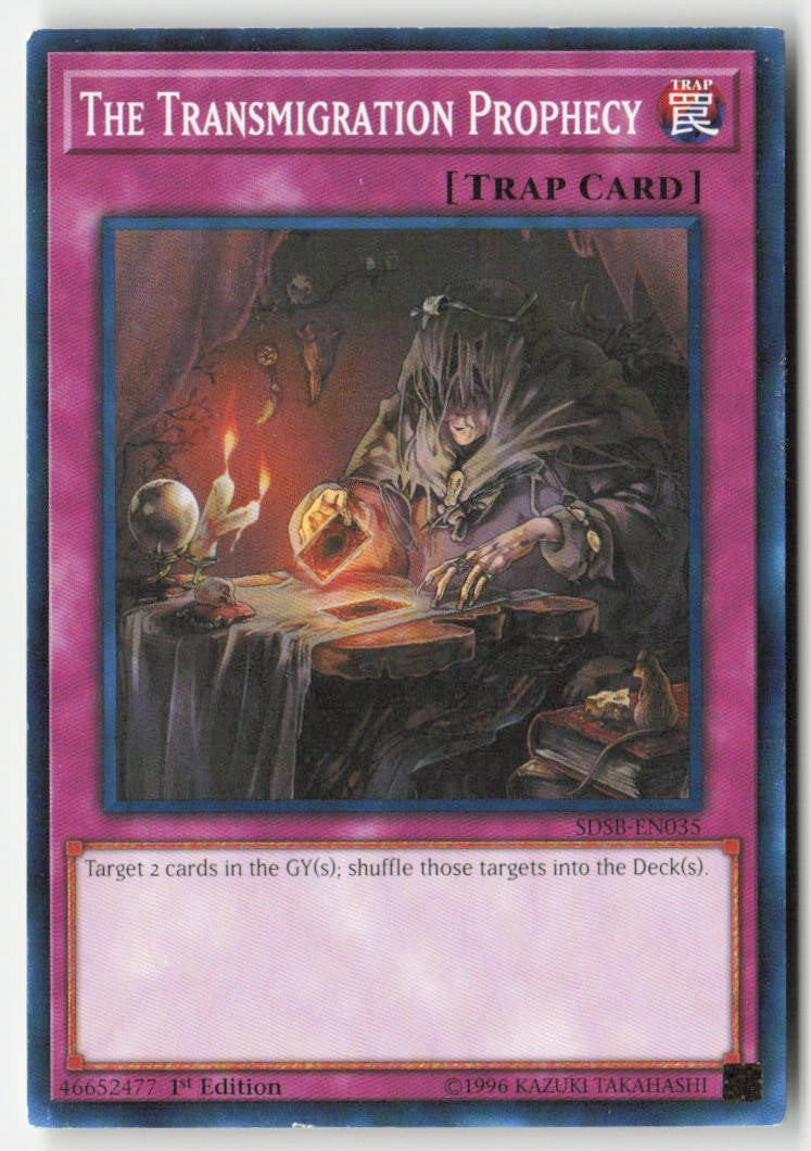 The Transmigration Prophecy SDSB-EN035 1st Edition Common Moderately Played, Front