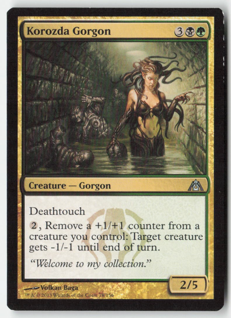 Korozda Gorgon DGM 78 Uncommon Moderately Played