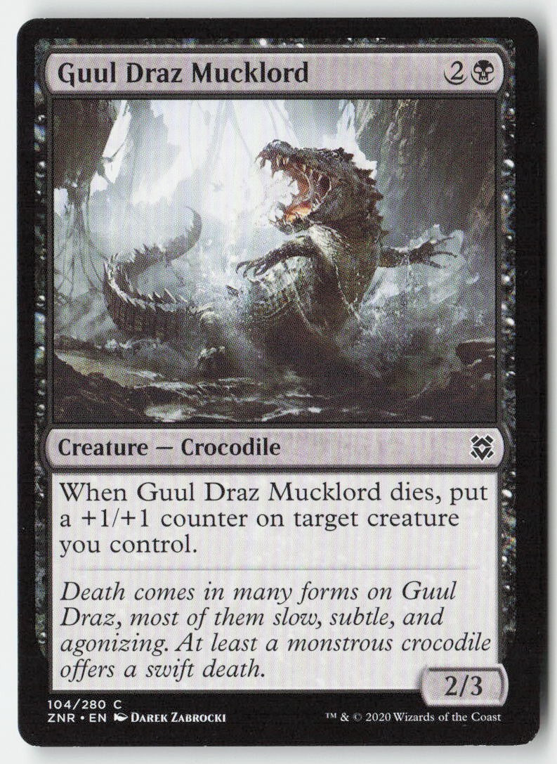 Guul Draz Mucklord ZNR 104 Common Moderately Played, Front