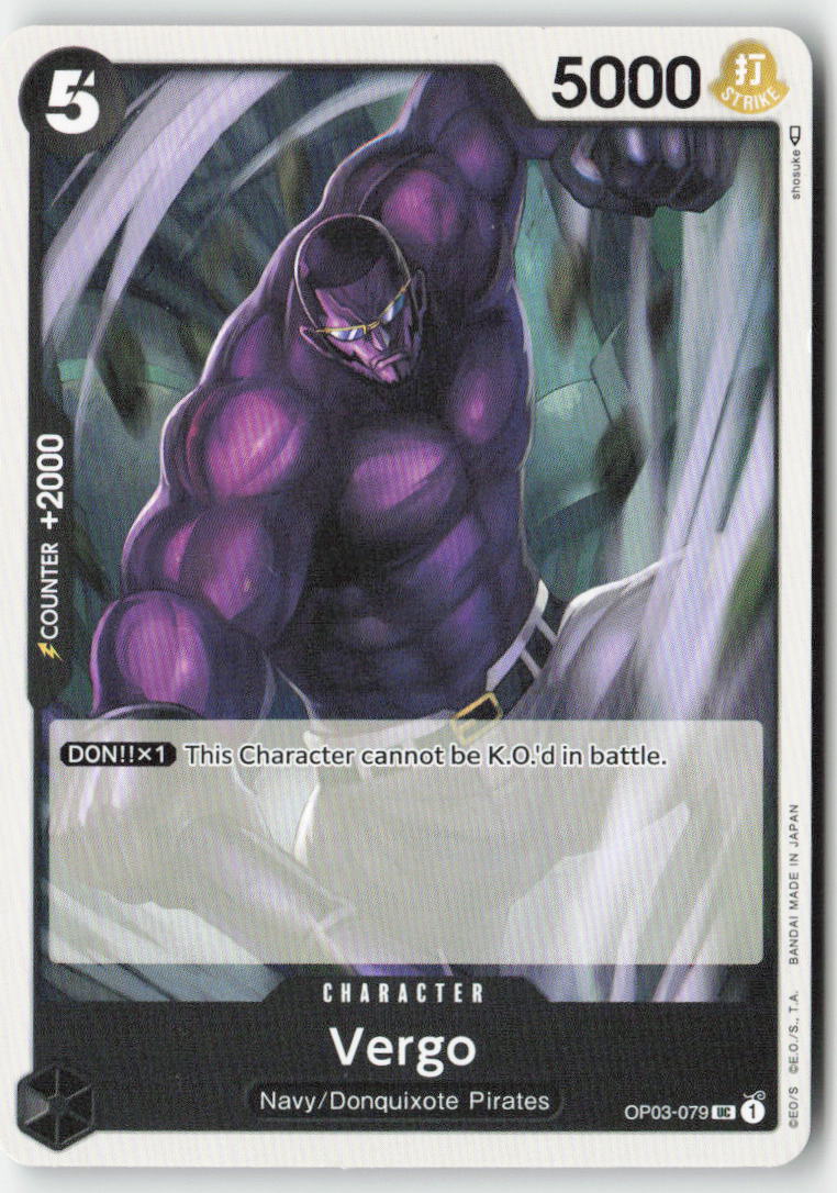 Vergo OP03-079 Normal Uncommon Lightly Played