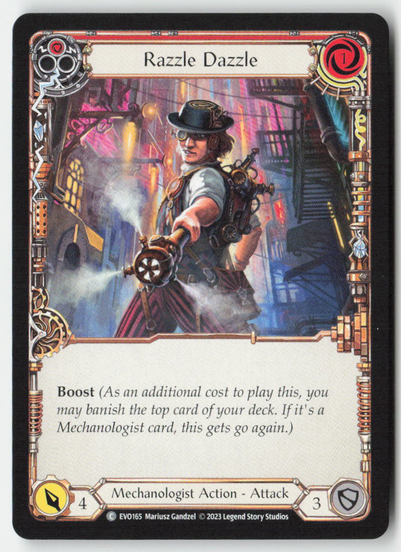 Razzle Dazzle (Red) #EVO165 - Bright Lights - Flesh and Blood - Common - Near Mint