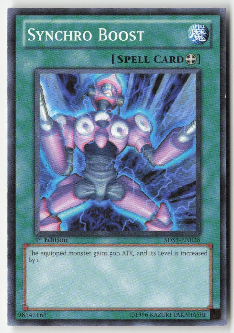 Synchro Boost 5DS3-EN028 1st Edition Common Moderately Played