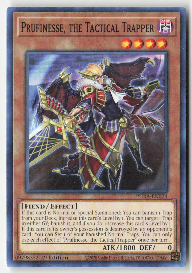Prufinesse, the Tactical Trapper PHRA-EN024 1st Edition Common Moderately Played, Front