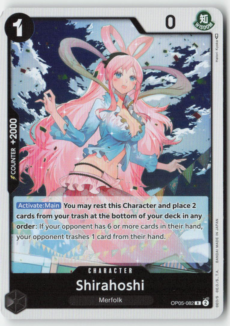 Shirahoshi OP05-082 Foil Rare Lightly Played, Front