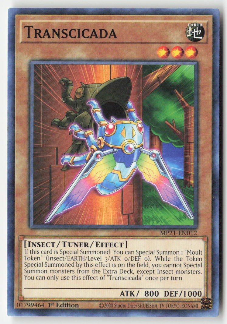 Transcicada MP21-EN012 1st Edition Common Moderately Played