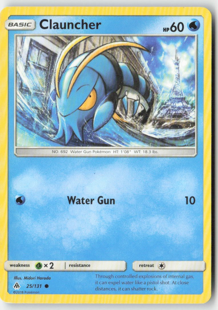 Clauncher 25/131 Regular Forbidden Light Moderately Played