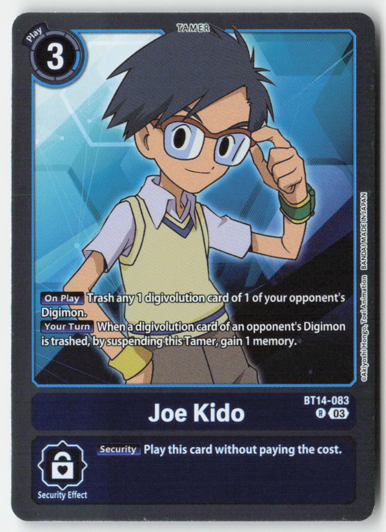 Joe Kido BT14-083 Foil Rare Near Mint, Front