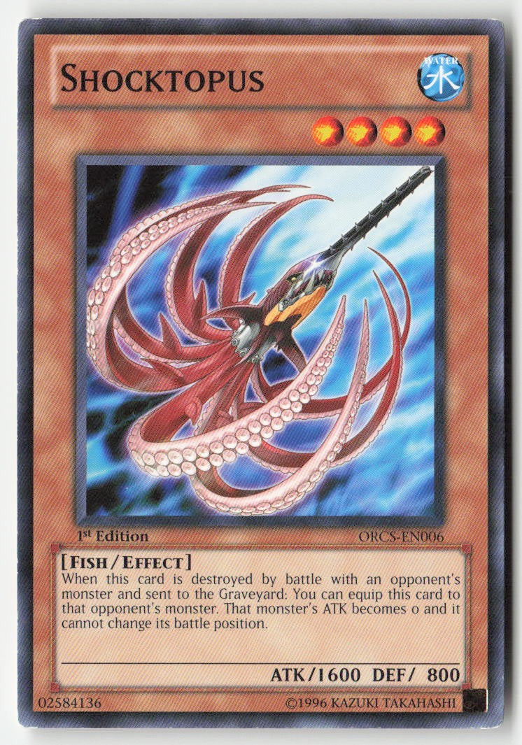 Shocktopus ORCS-EN006 1st Edition Common Moderately Played, Front
