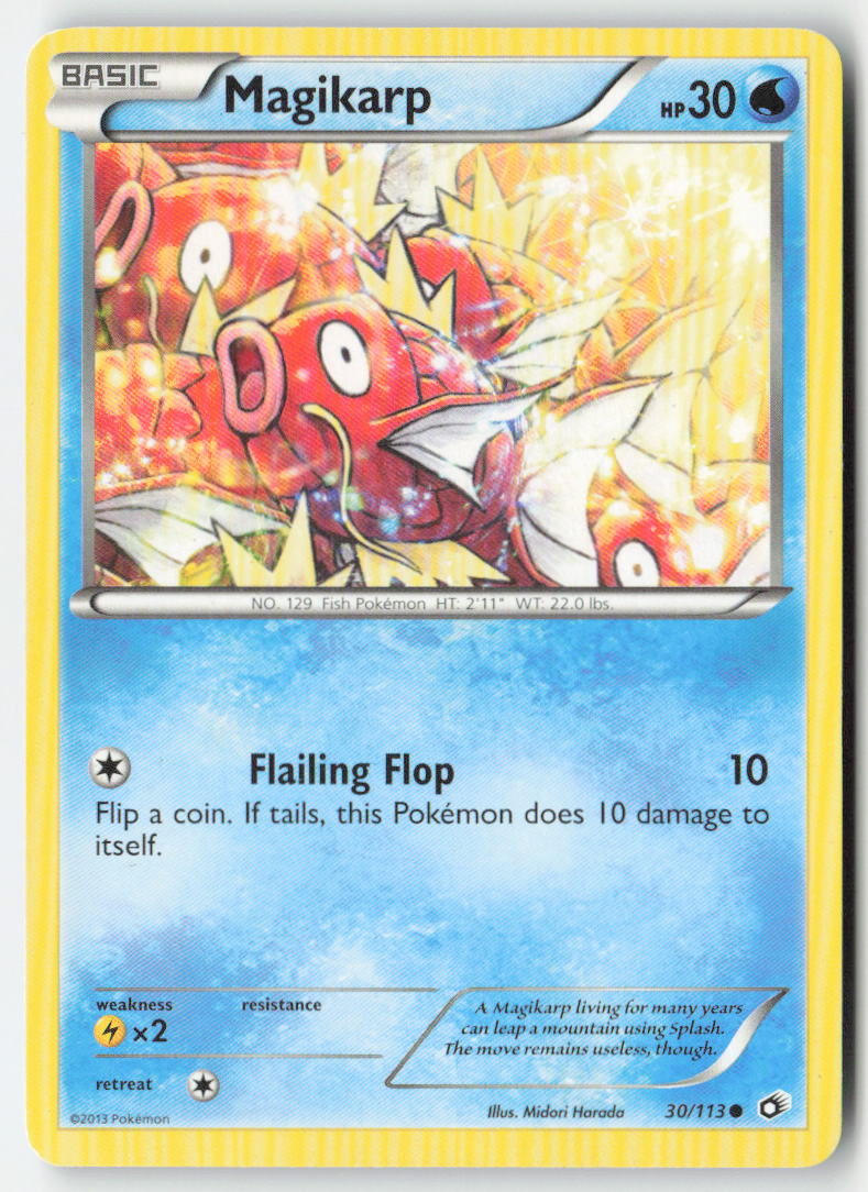 Magikarp 30/113 Regular Legendary Treasures Moderately Played
