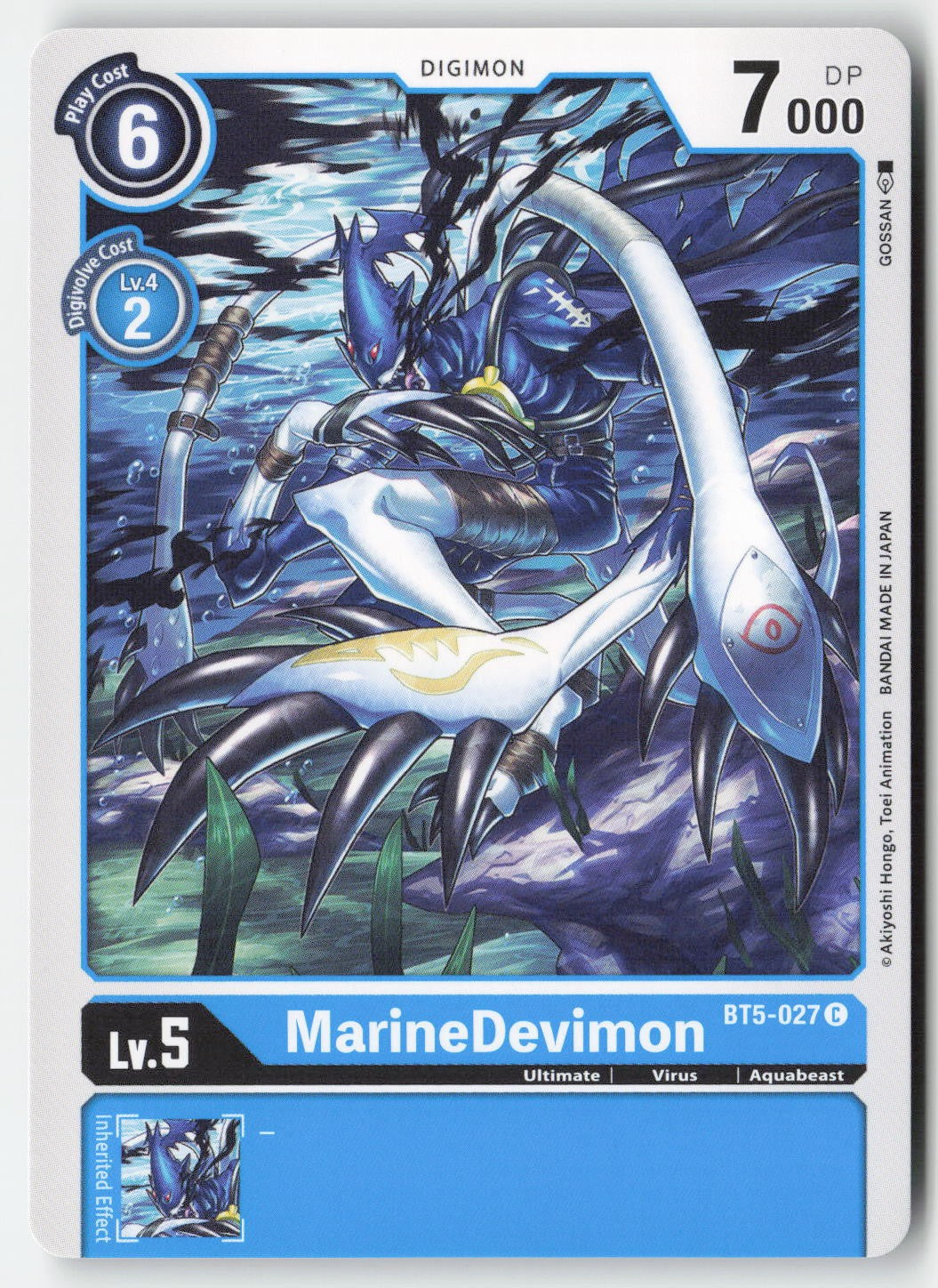 MarineDevimon BT5-027 Normal Common Lightly Played