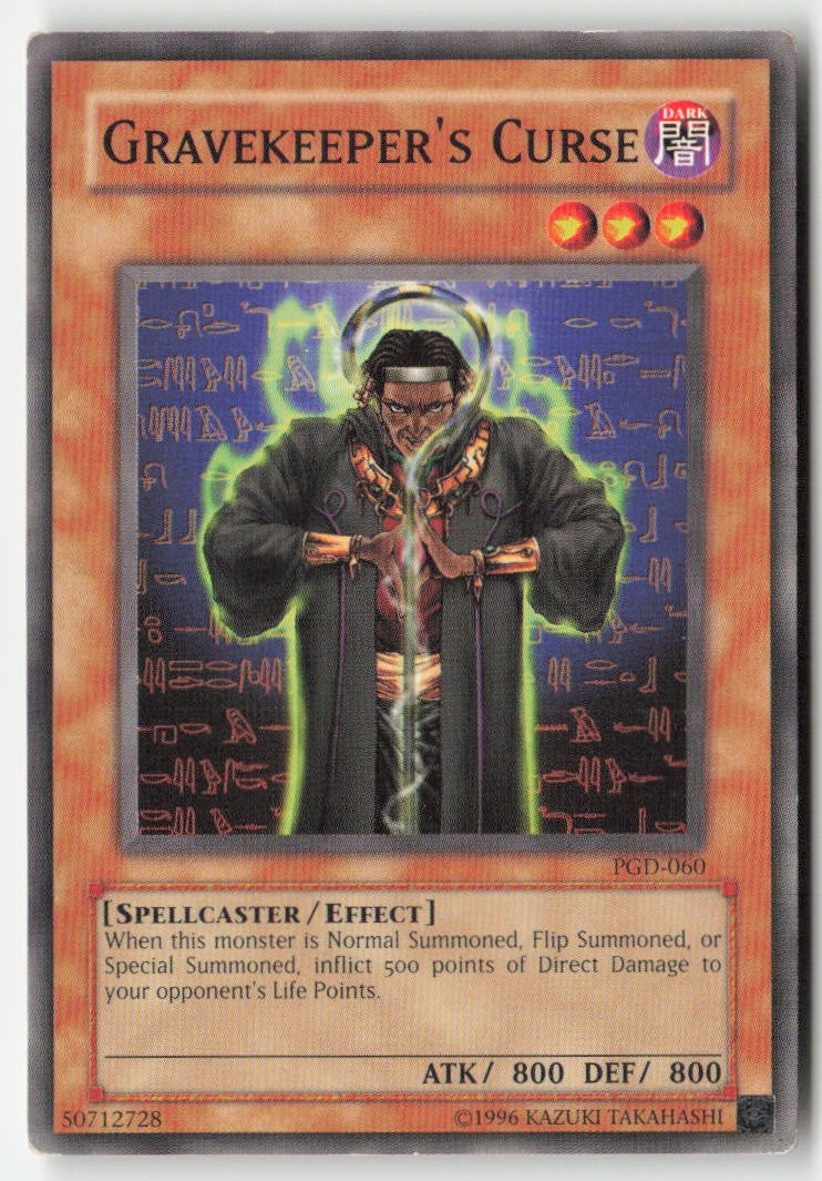 Gravekeeper's Curse PGD-060 Unlimited Common Moderately Played