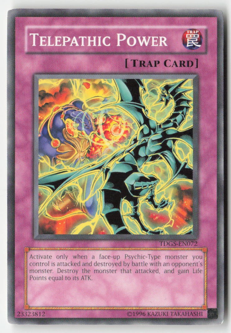 Telepathic Power TDGS-EN072 Unlimited Common Moderately Played, Front