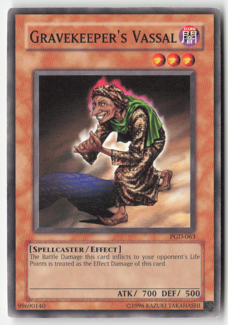 Gravekeeper's Vassal PGD-063 Unlimited Common Moderately Played