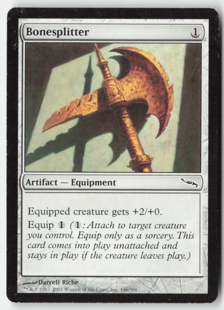 Bonesplitter MRD 146 Common Moderately Played