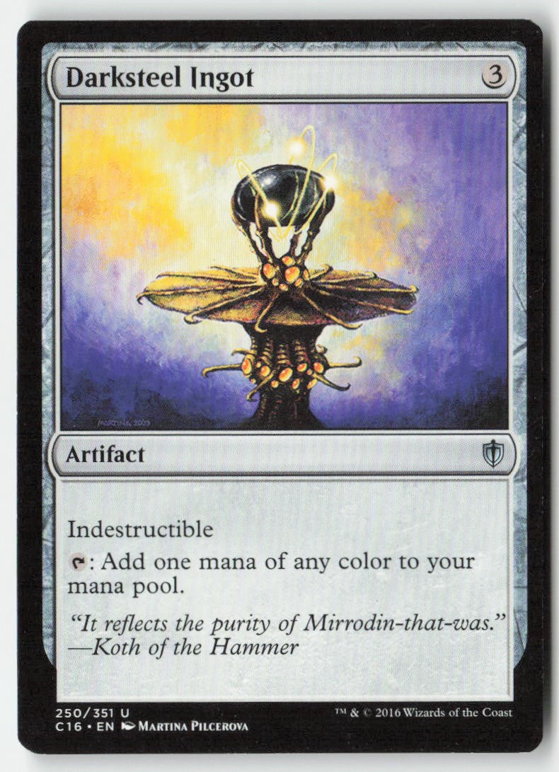 Darksteel Ingot C16 250 Uncommon Moderately Played