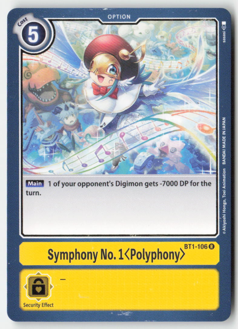 Symphony No. 1 (Polyphony) BT1-106 Normal Rare Near Mint