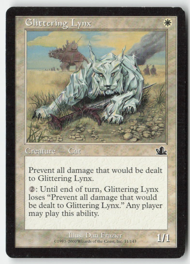 Glittering Lynx PCY 11 Common Moderately Played