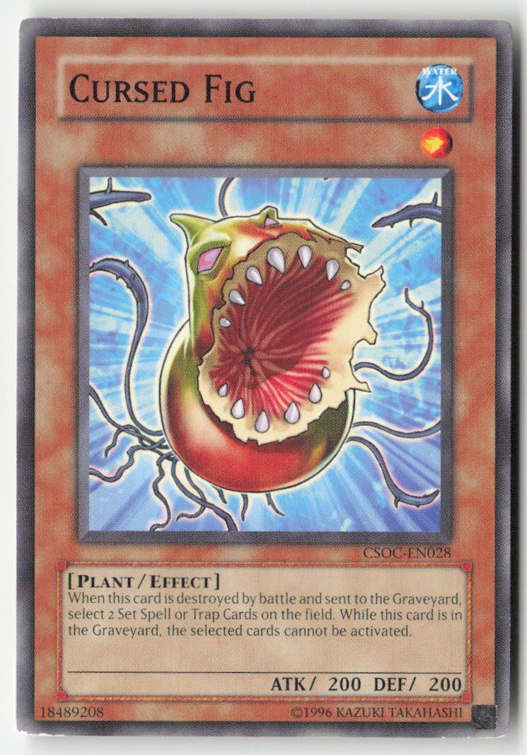 Cursed Fig CSOC-EN028 Unlimited Common Moderately Played, Front