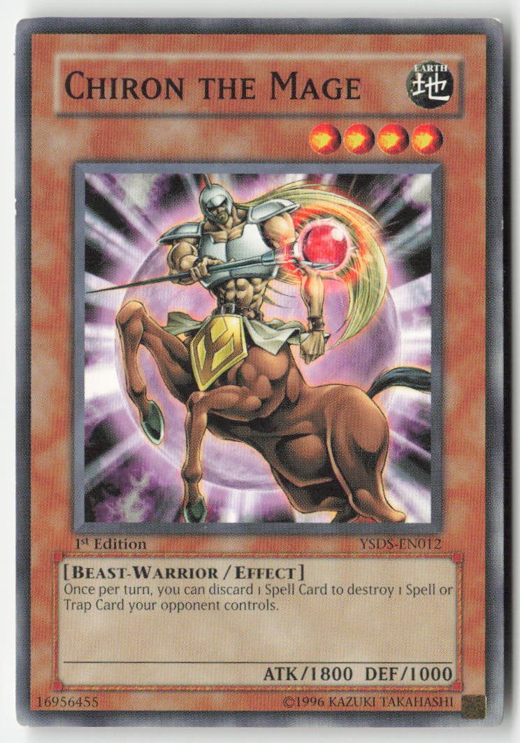 Chiron the Mage YSDS-EN012 1st Edition Common Moderately Played