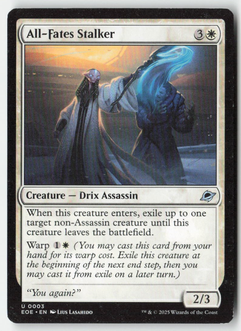 All-Fates Stalker EOE 3 Uncommon Moderately Played