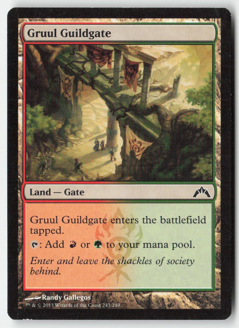 Gruul Guildgate GTC 243 Common Moderately Played