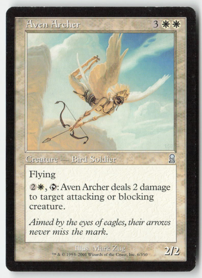Aven Archer ODY 6 Uncommon Moderately Played