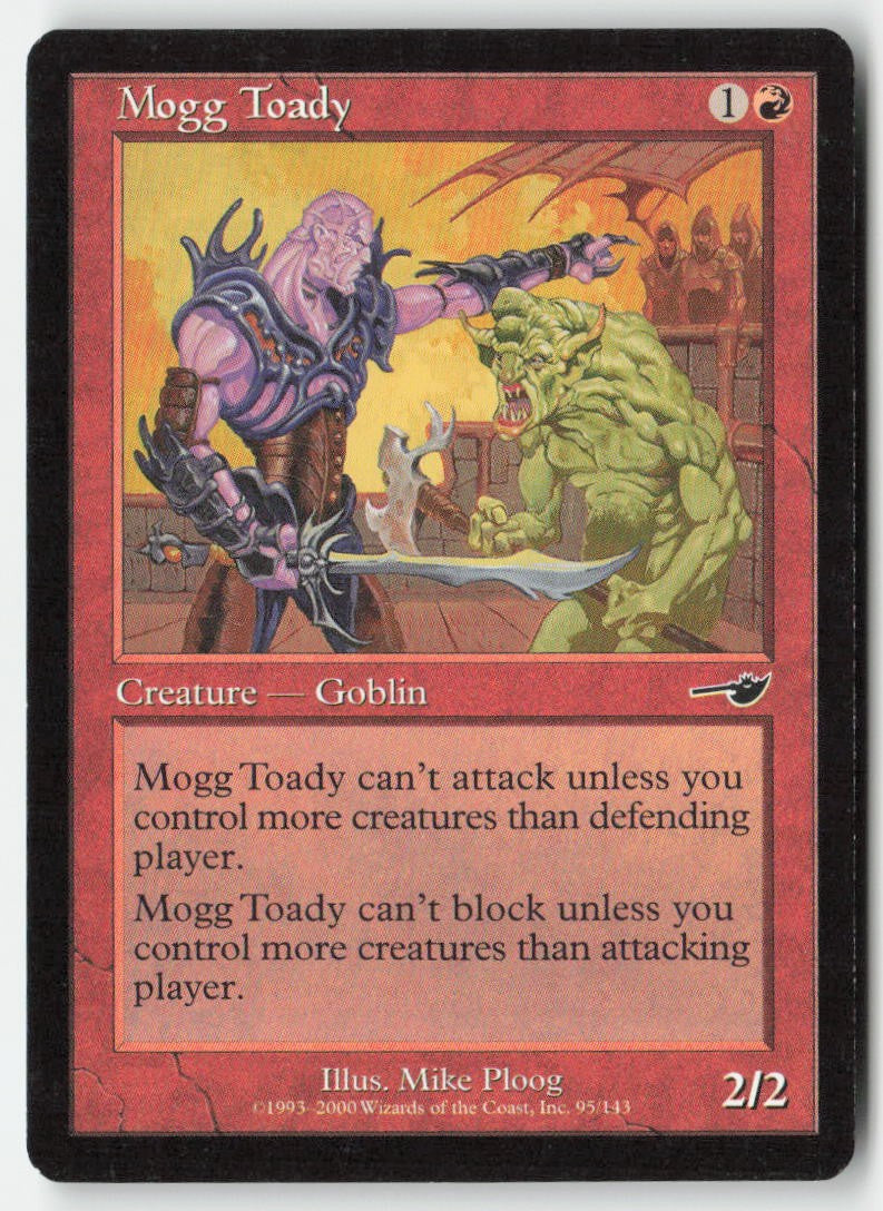 Mogg Toady NEM 95 Common Moderately Played