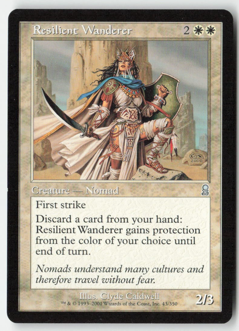 Resilient Wanderer ODY 43 Uncommon Moderately Played