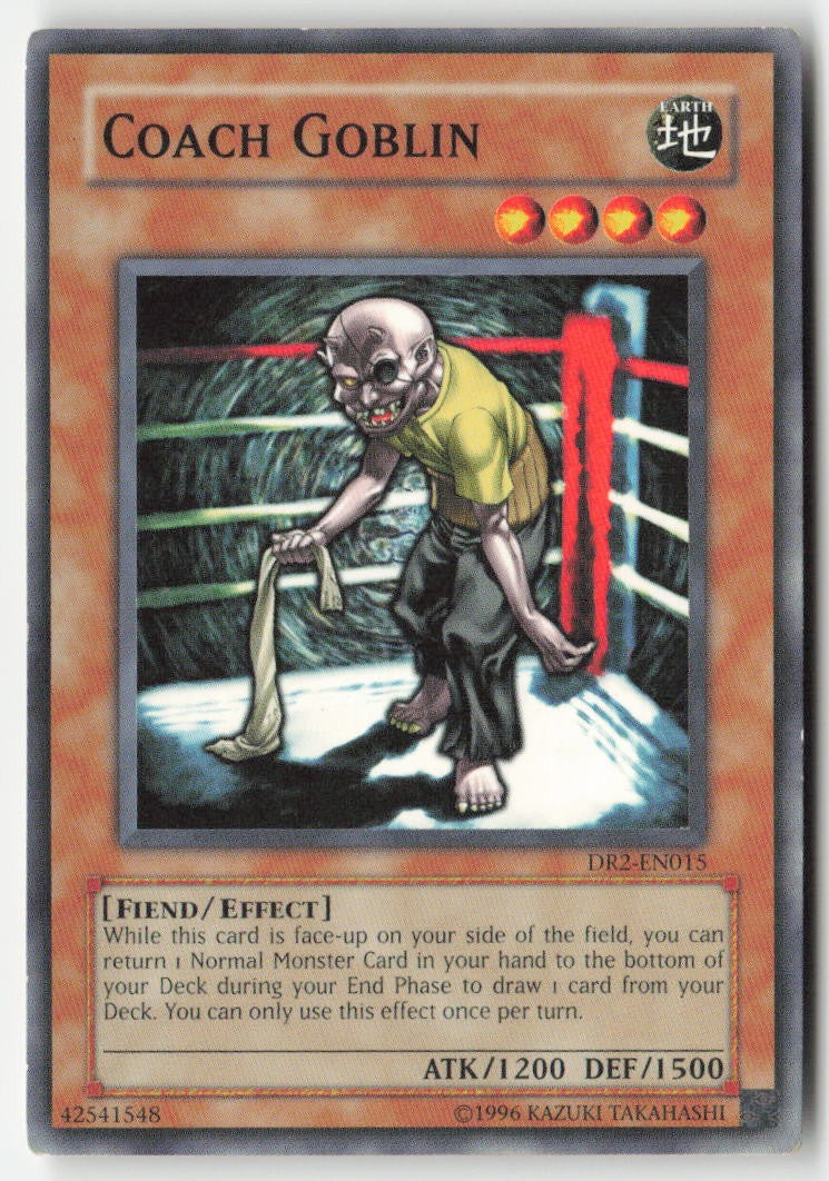 Coach Goblin DR2-EN015 Unlimited Common Moderately Played