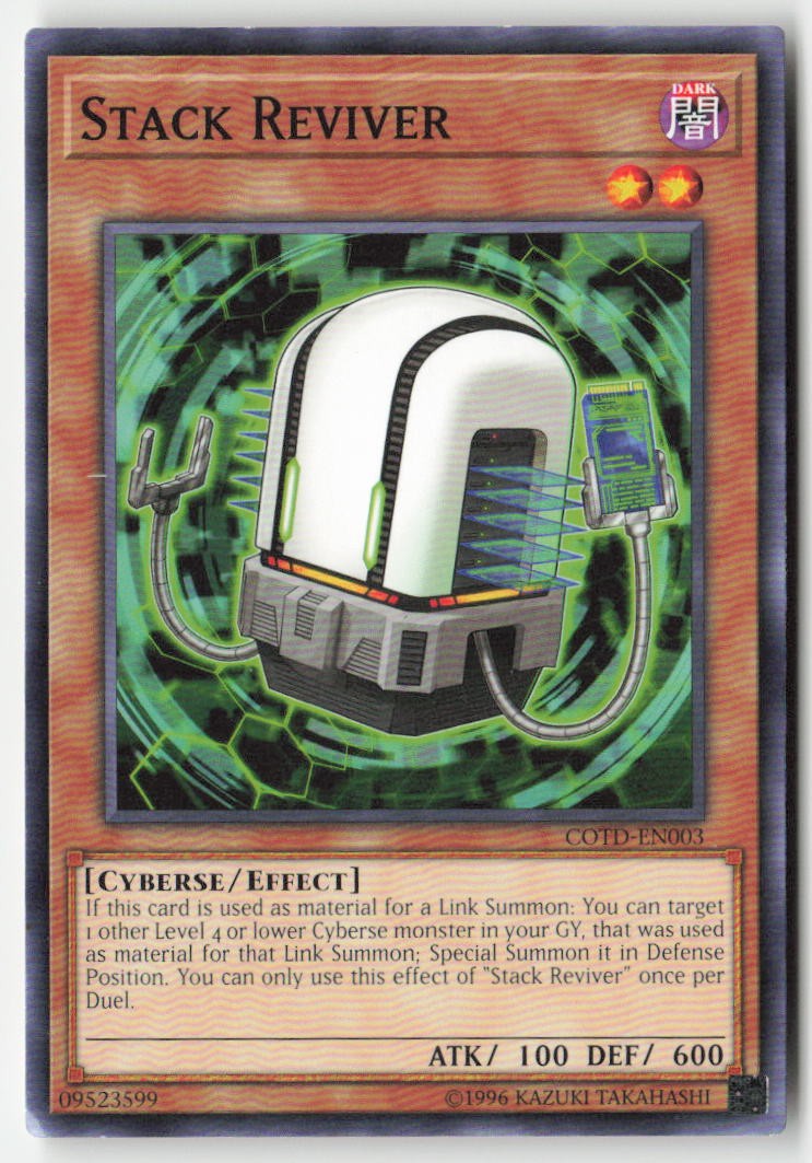 Stack Reviver COTD-EN003 Unlimited Common Moderately Played, Front