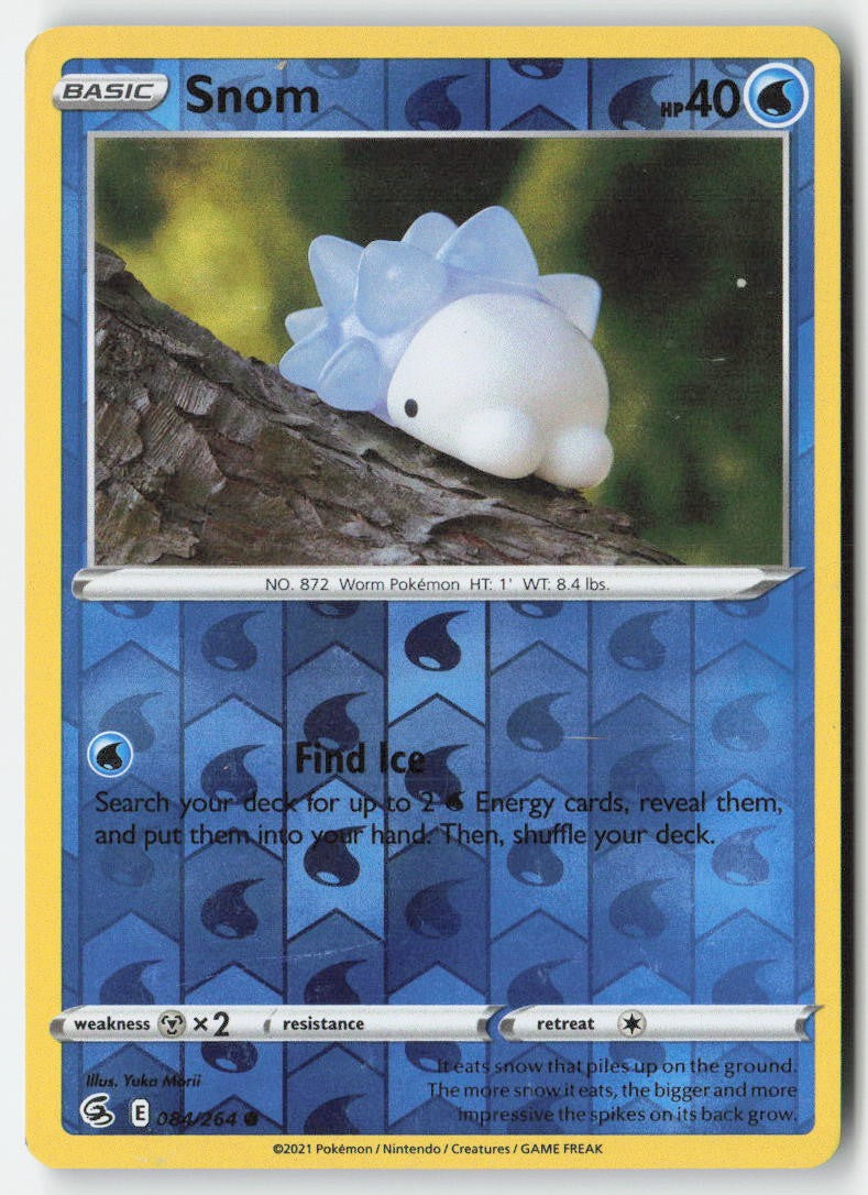 Snom 84/264 Reverse Holo Fusion Strike Moderately Played, Front