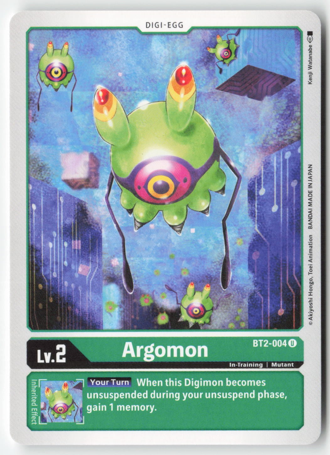 Argomon BT2-004 Normal Uncommon Lightly Played
