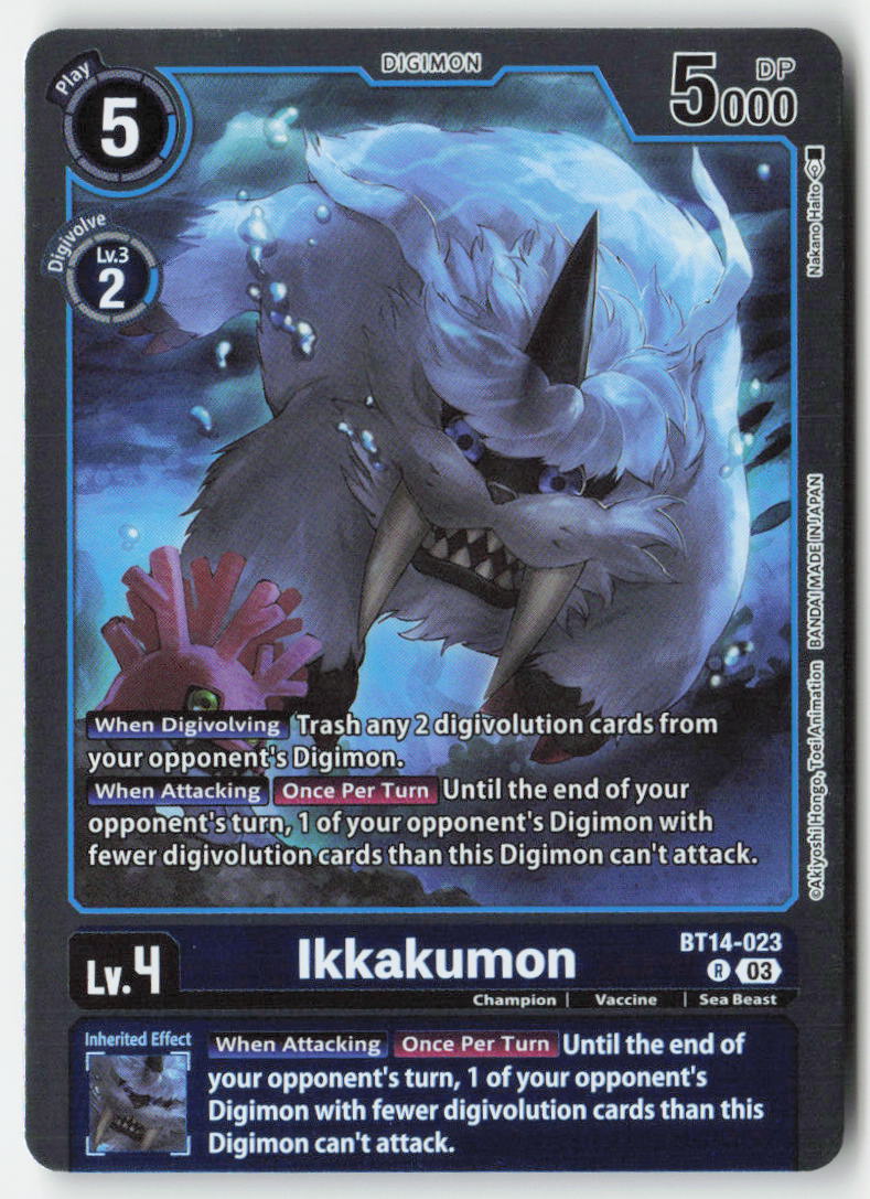 Ikkakumon BT14-023 Foil Rare Near Mint