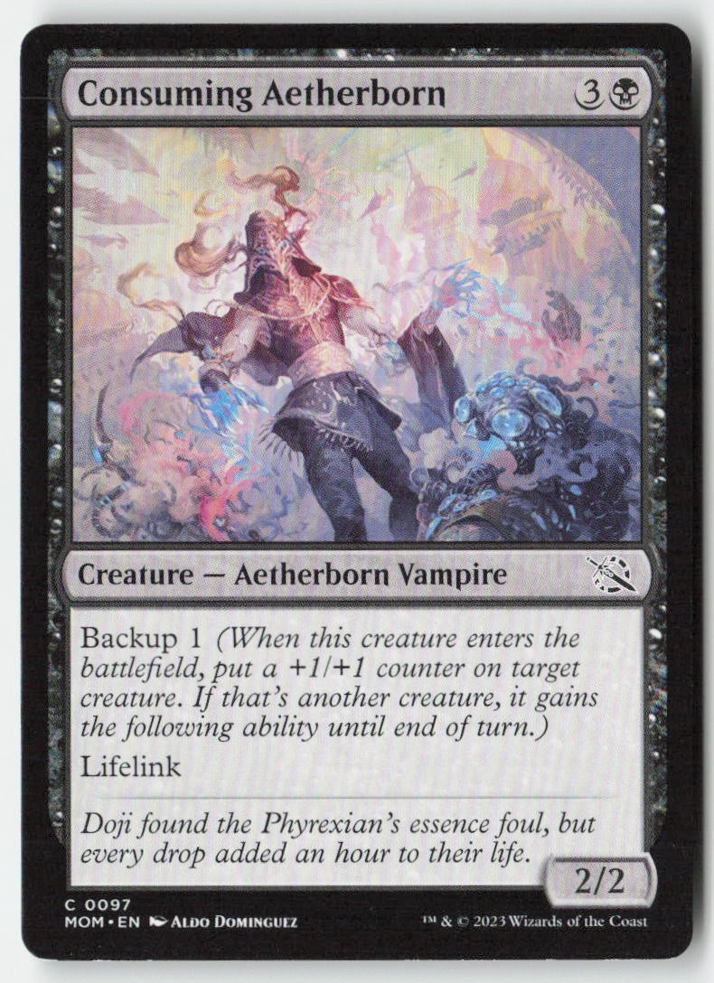 Consuming Aetherborn MOM 97 Common Moderately Played