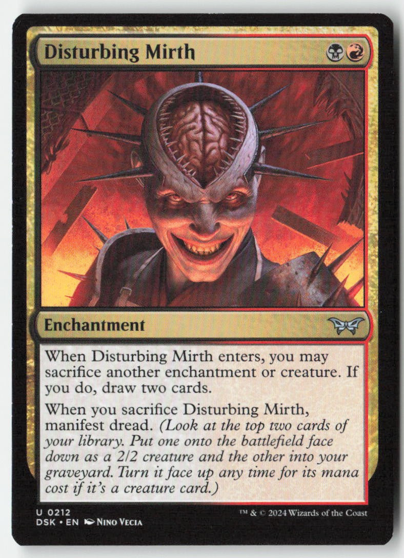 Disturbing Mirth DSK 212 Uncommon Moderately Played