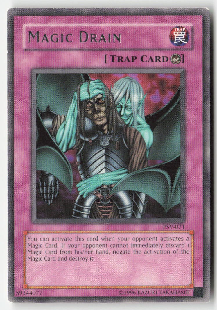 Magic Drain PSV-071 Unlimited Rare Moderately Played, Front