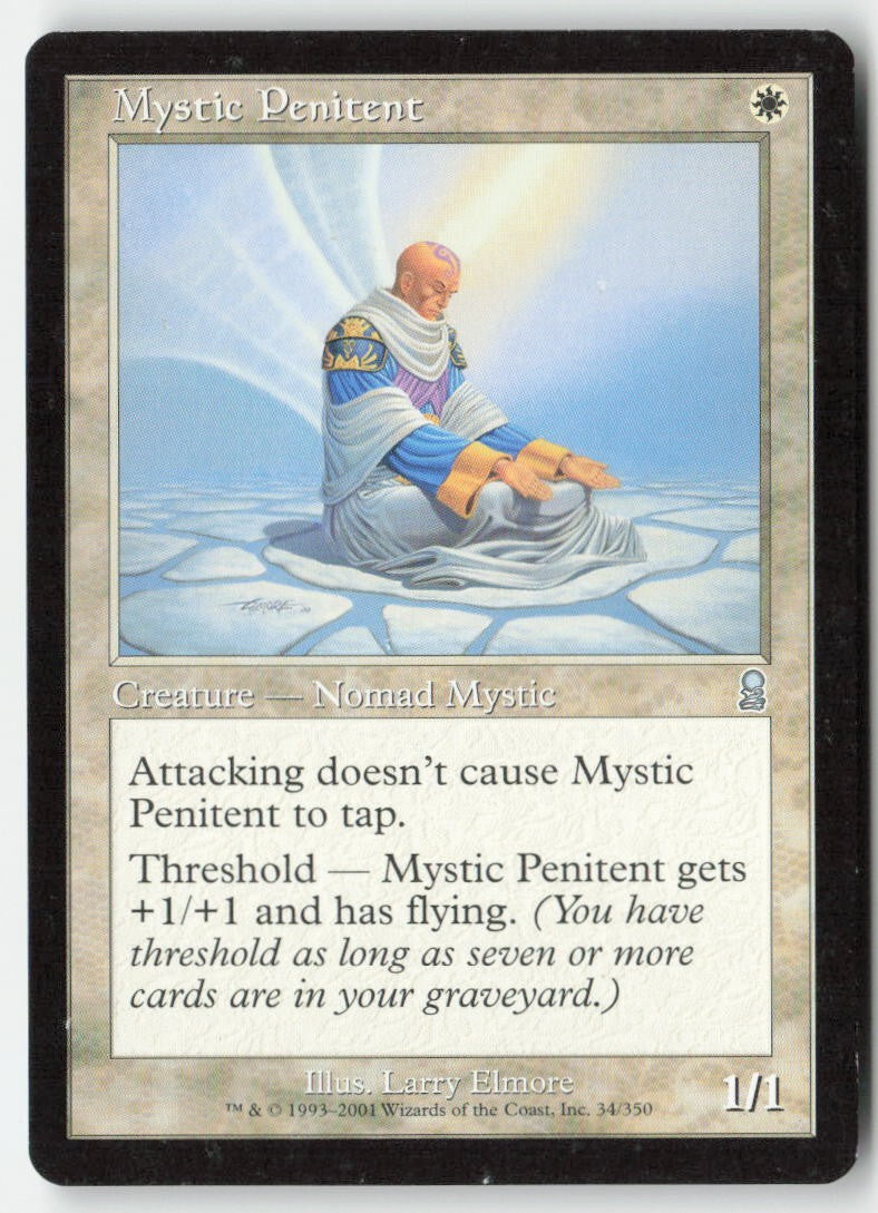Mystic Penitent ODY 34 Uncommon Moderately Played