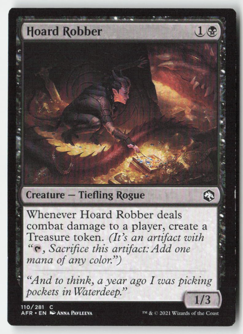 Hoard Robber AFR 110 Common Moderately Played
