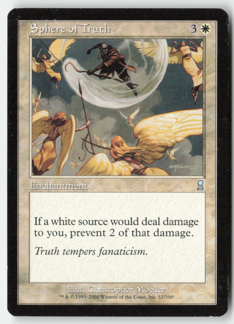 Sphere of Truth ODY 52 Uncommon Moderately Played