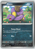 Ekans 100/162 Regular Temporal Forces Moderately Played