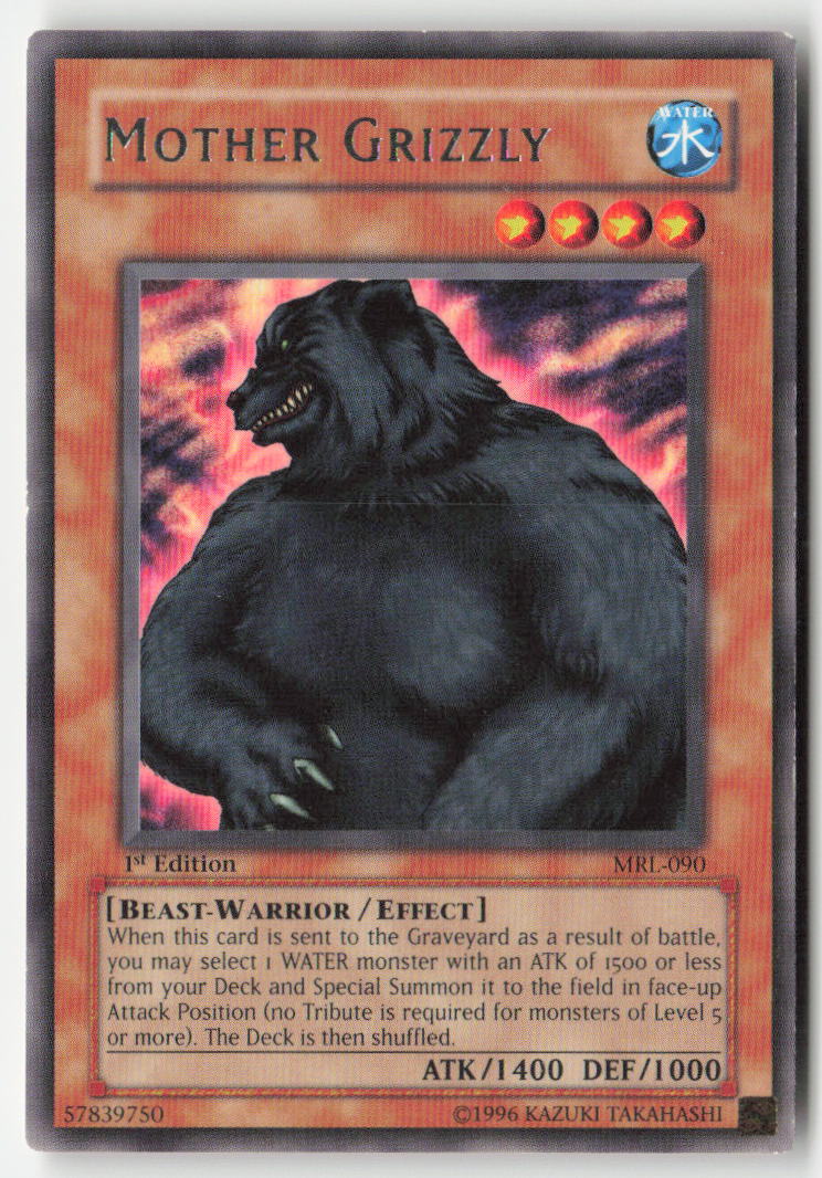 Mother Grizzly MRL-090 1st Edition Rare Moderately Played
