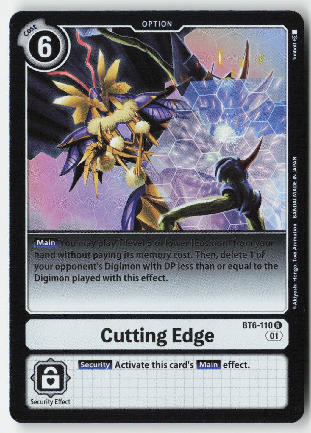 Cutting Edge BT6-110 Foil Rare Lightly Played
