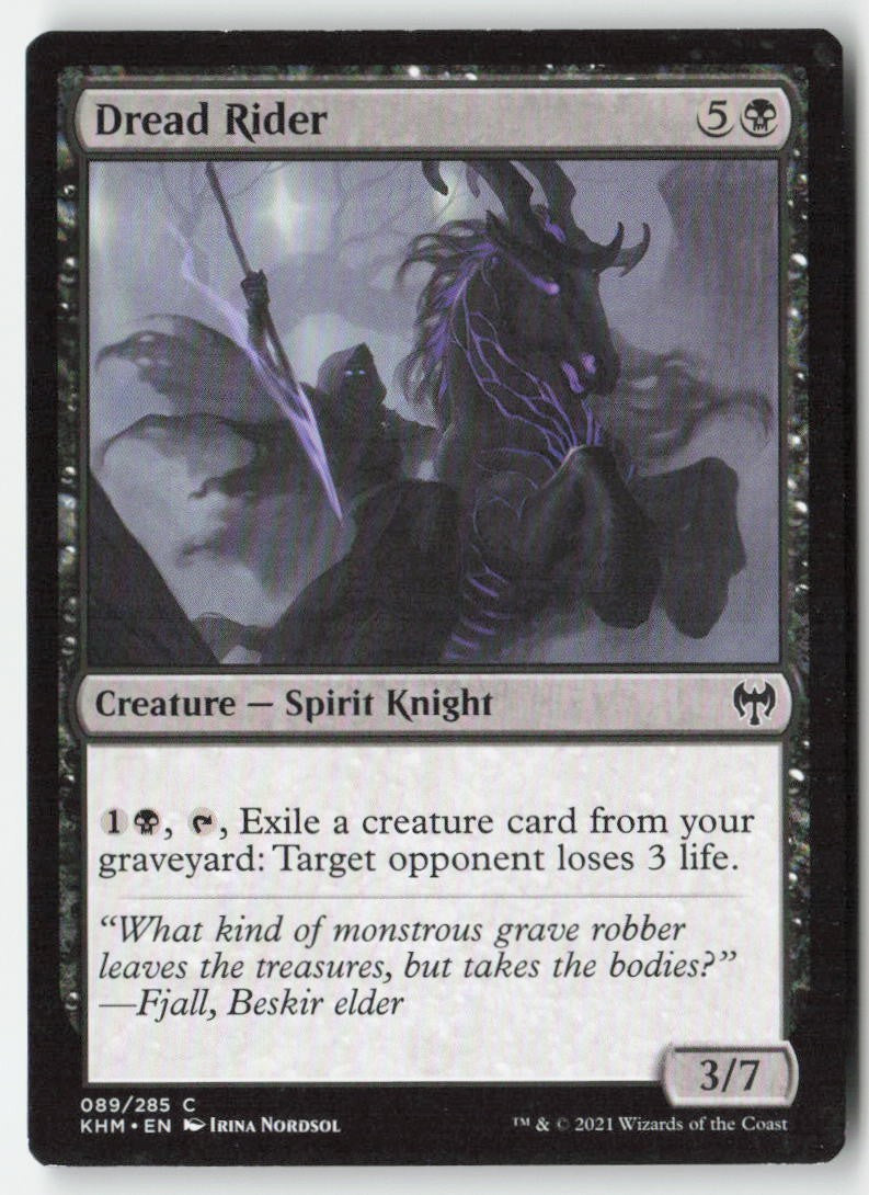 Dread Rider KHM 89 Common Moderately Played