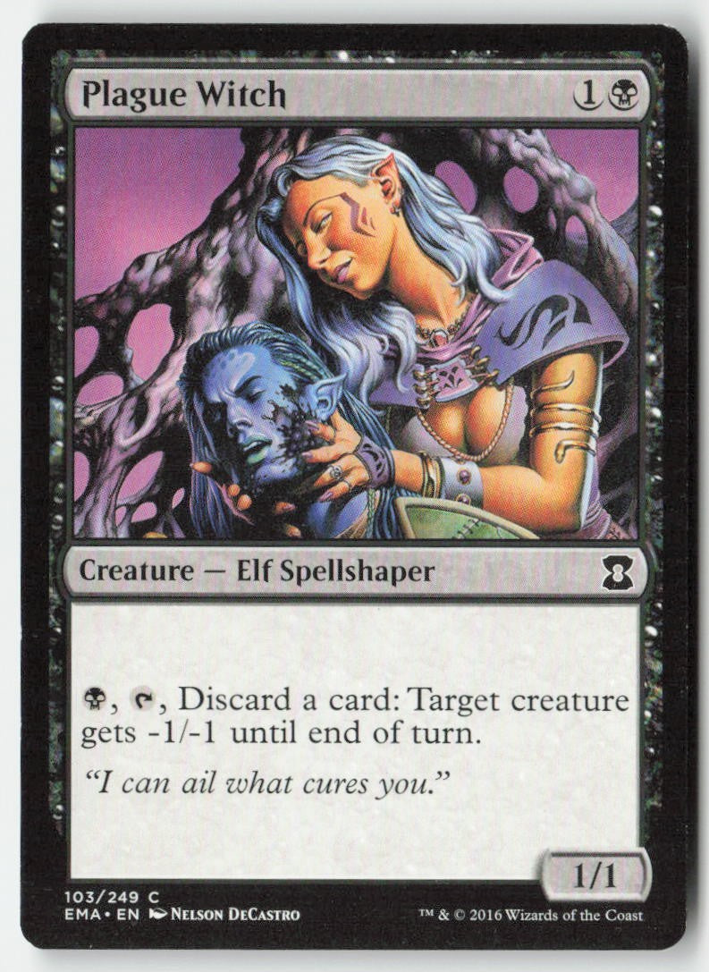 Plague Witch EMA 103 Common Moderately Played