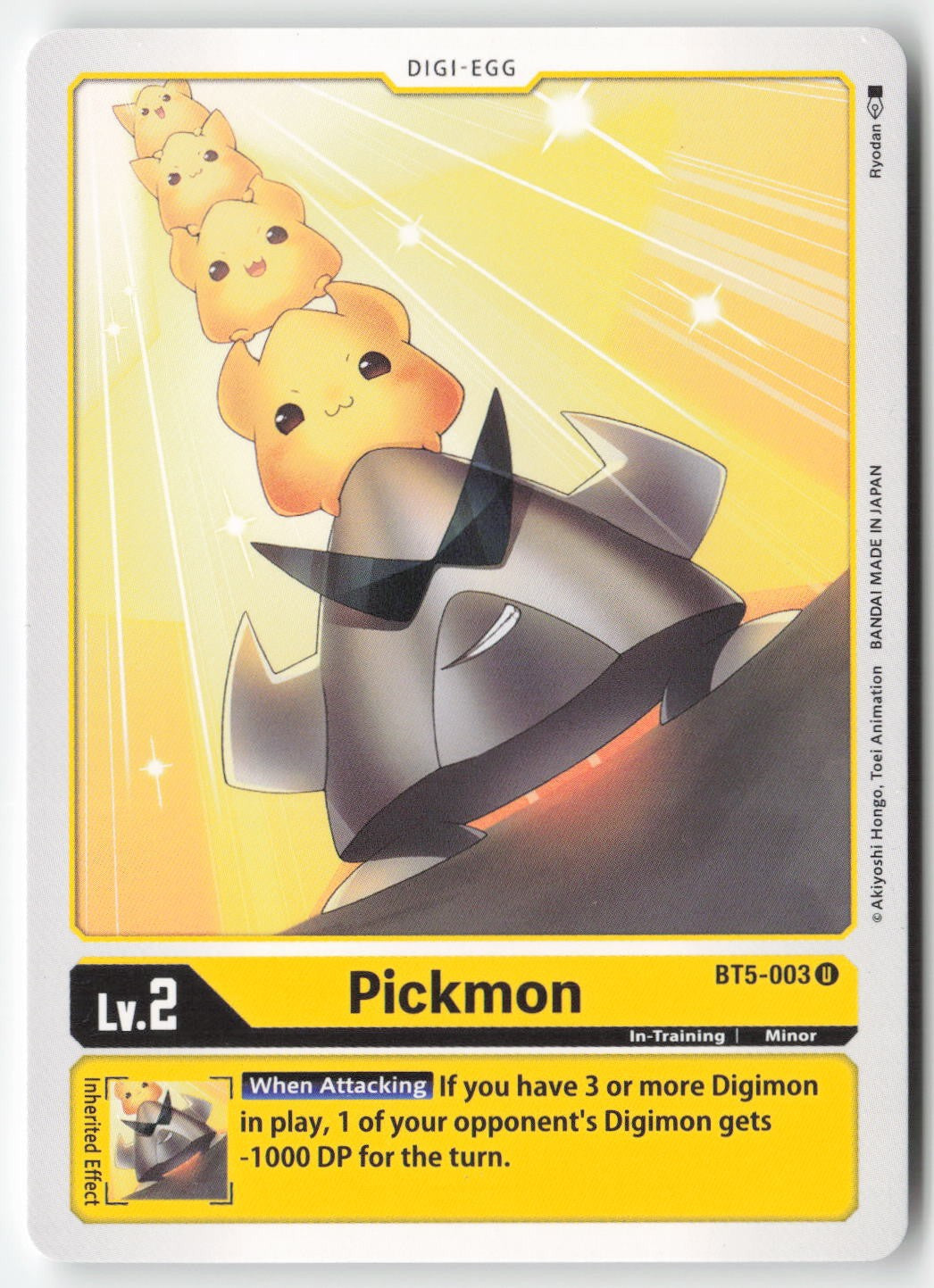 Pickmon BT5-003 Normal Uncommon Lightly Played