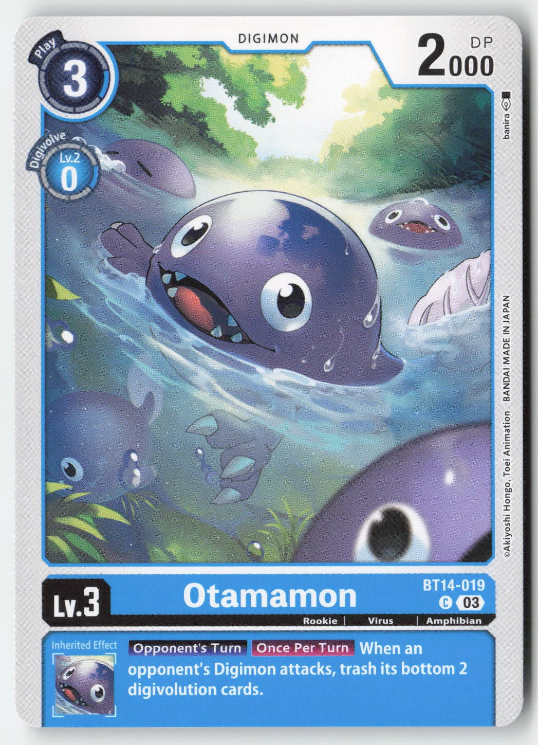 Otamamon BT14-019 Normal Common Lightly Played