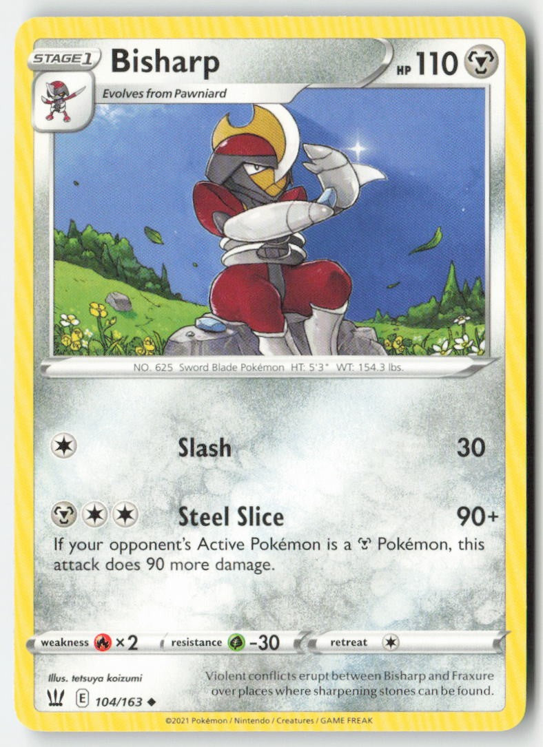 Bisharp 104/163 Regular Battle Styles Moderately Played