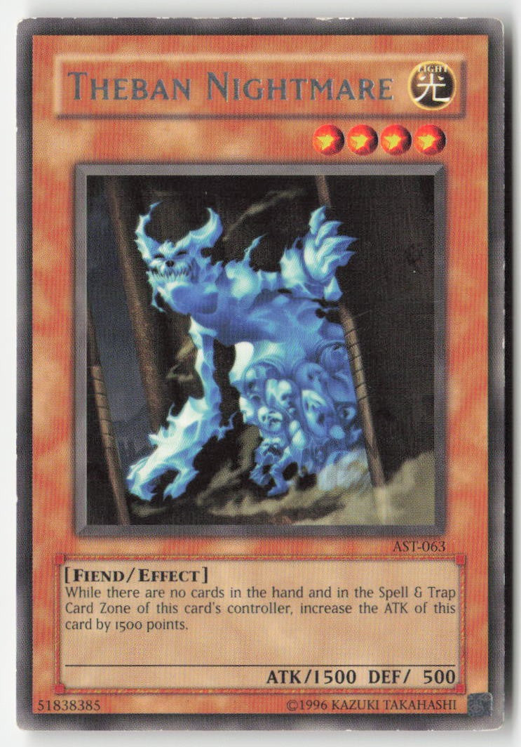 Theban Nightmare AST-063 Unlimited Rare Moderately Played